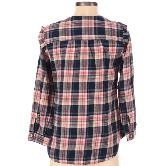 Isabella Sinclair Plaid Button-Down Shirt XS - Picture 3 of 5